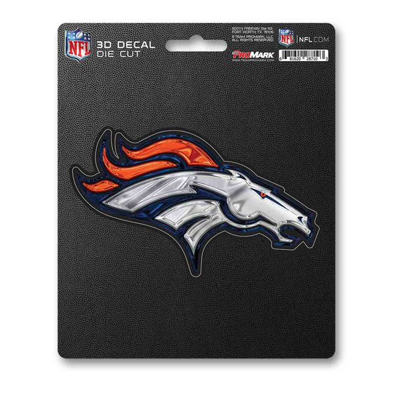 Denver Broncos 3D Decal Sticker