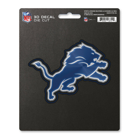 Detroit Lions 3D Decal Sticker