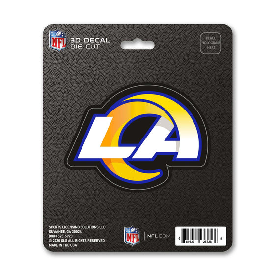 Los Angeles Rams 3D Decal Sticker