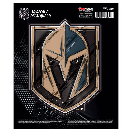 Vegas Golden Knights 3D Decal Sticker