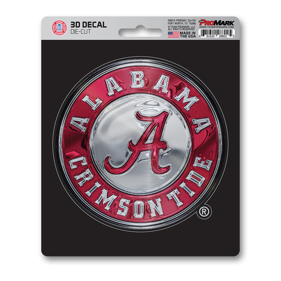 Alabama Crimson Tide 3D Decal Sticker