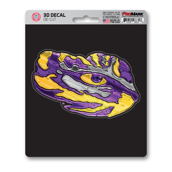 LSU Tigers 3D Decal Sticker