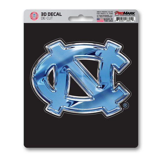 North Carolina Tar Heels 3D Decal Sticker