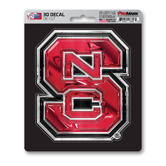 NC State Wolfpack 3D Decal Sticker