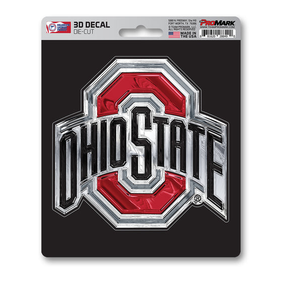 Ohio State Buckeyes 3D Decal Sticker