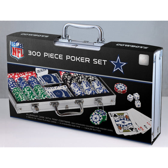 Dallas Cowboys 300 Piece Poker Set - 757 Sports Collectibles