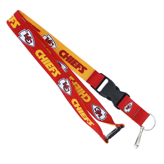 Kansas City Chiefs Lanyard Reversible - 757 Sports Collectibles