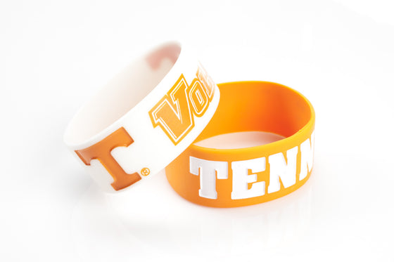 Tennessee Volunteers Bracelets - 2 Pack Wide - Special Order