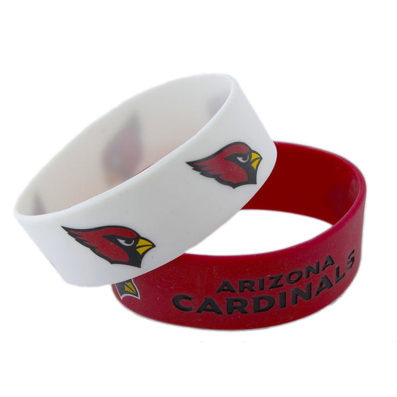 Arizona Cardinals Bracelets 2 Pack Wide - Special Order