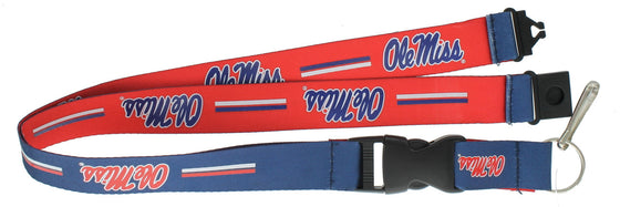 Mississippi Rebels Lanyard - Reversible - Special Order