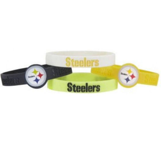 Pittsburgh Steelers Bracelets - 4 Pack Silicone (CDG)