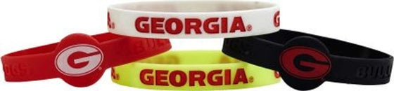 Georgia Bulldogs Bracelets - 4 Pack Silicone - Special Order