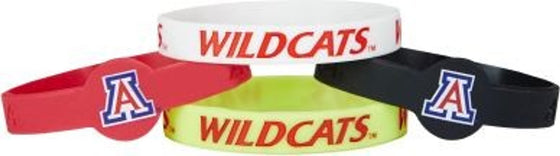 Arizona Wildcats Bracelets - 4 Pack Silicone - Special Order