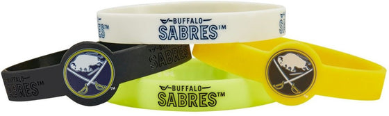 Buffalo Sabres Bracelets - 4 Pack Silicone - Special Order