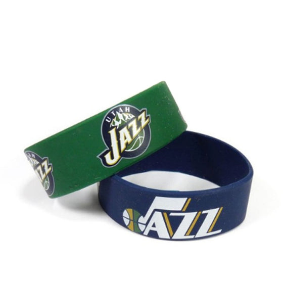 Utah Jazz Bracelets - 2 Pack Wide - Special Order