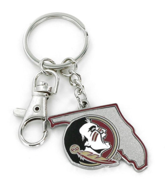 Florida State Seminoles Keychain State Design - Special Order