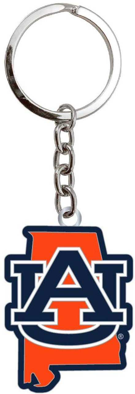 Auburn Tigers Keychain State Design - Special Order