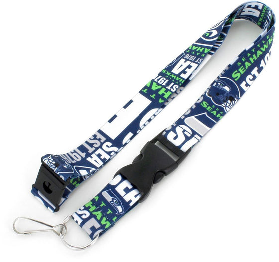 Seattle Seahawks Lanyard Breakaway Style Dynamic Design