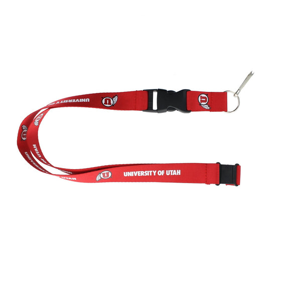 Utah Utes Lanyard - Red - Special Order