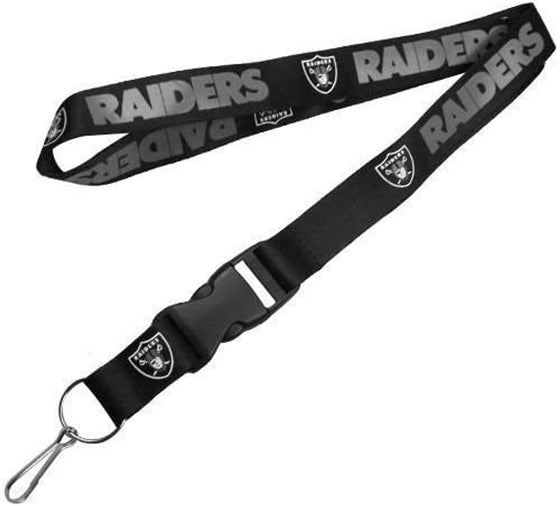 Las Vegas Raiders Lanyard Black