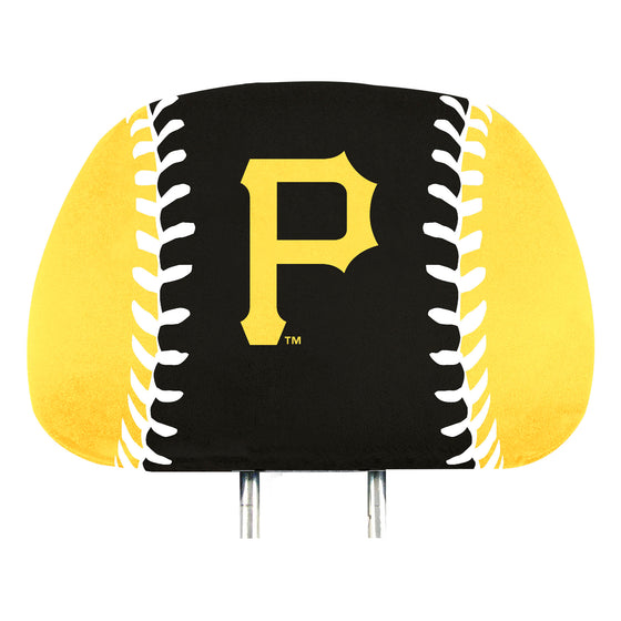 Pittsburgh Pirates Printed Head Rest Cover Set - 2 Pieces