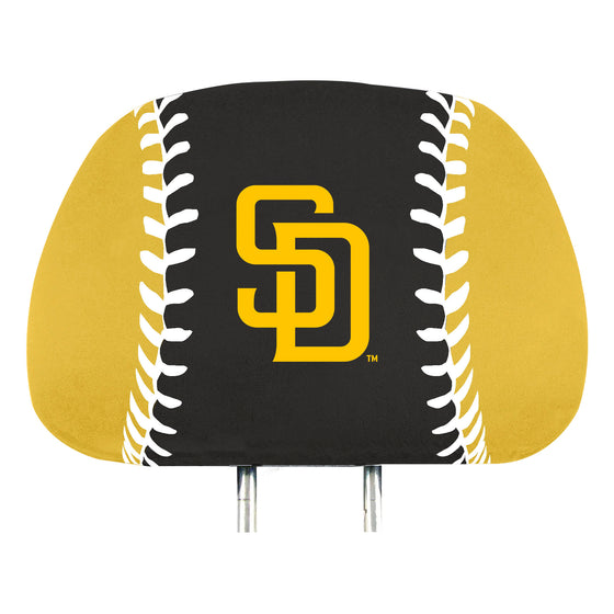 San Diego Padres Printed Head Rest Cover Set - 2 Pieces