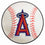 Los Angeles Angels Baseball Rug - 27in. Diameter