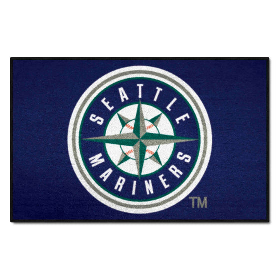 Seattle Mariners Starter Mat Accent Rug - 19in. x 30in.