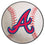 Atlanta Braves Baseball Rug - 27in. Diameter