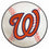 Washington Nationals Baseball Rug - 27in. Diameter