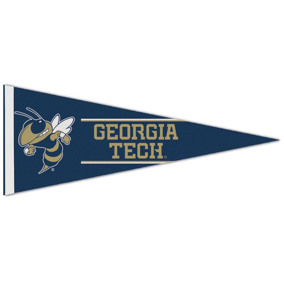 Georgia Tech Yellow Jackets Pennant 12x30 Premium Style