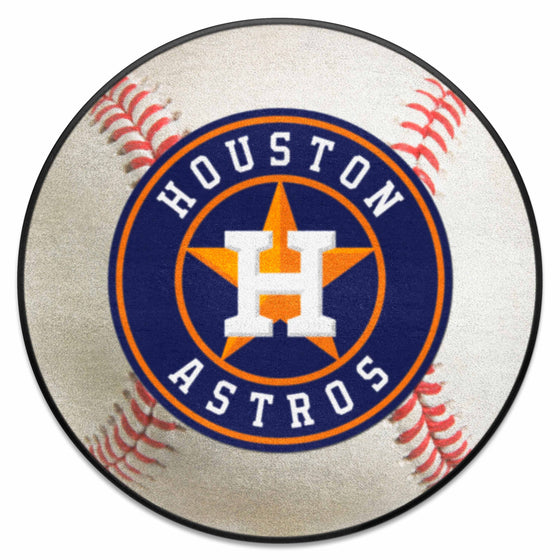 Houston Astros Baseball Rug - 27in. Diameter