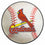 St. Louis Cardinals Baseball Rug - 27in. Diameter