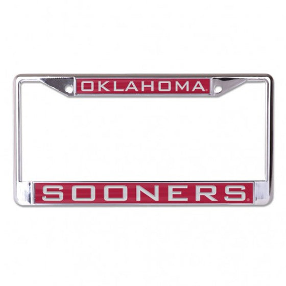 Oklahoma Sooners License Plate Frame - Inlaid - Special Order