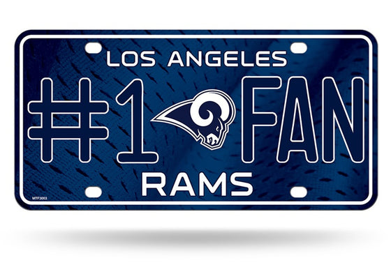 Los Angeles Rams License Plate #1 Fan