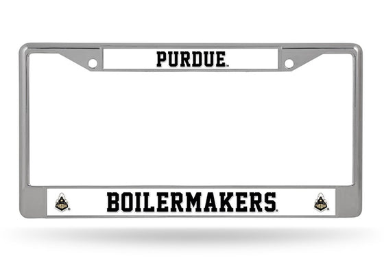 Purdue Boilermakers License Plate Frame Chrome