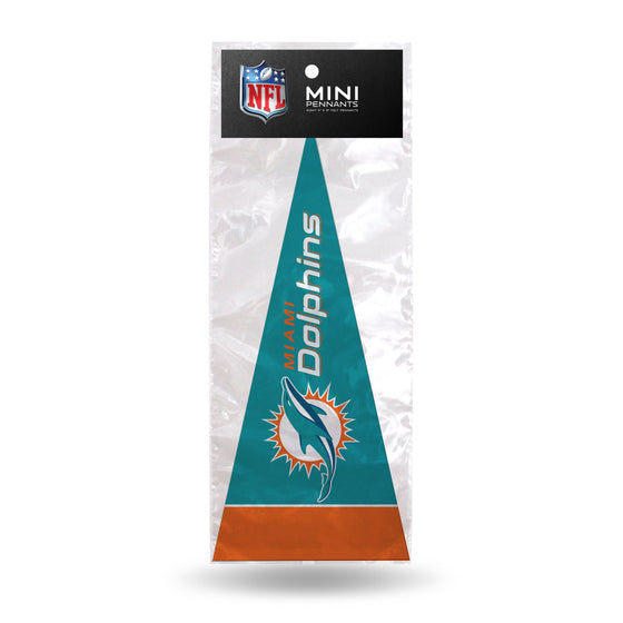 Miami Dolphins Pennant Set Mini 8 Piece Alternate