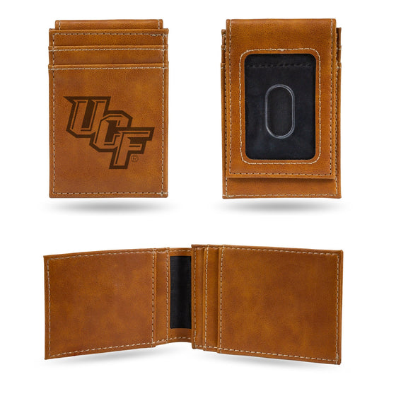 Central Florida Knights Wallet Front Pocket Laser Engraved Special Order