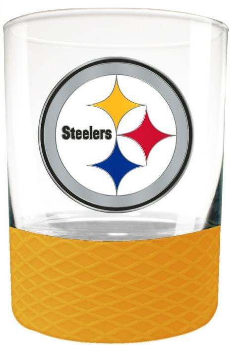 Pittsburgh Steelers 14 oz. COMMISSIONER Rocks Glass