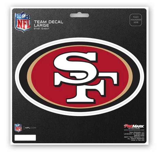 San Francisco 49ers Logo - 8x8 Vinyl Sticker - 757 Sports Collectibles