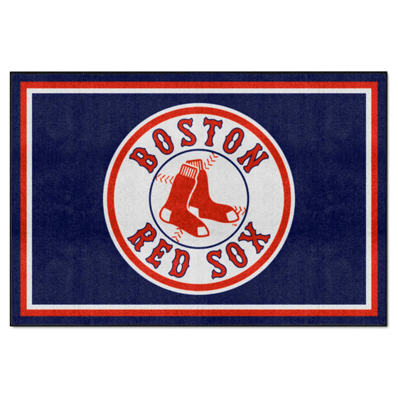 Boston Red Sox 5ft. x 8 ft. Plush Area Rug