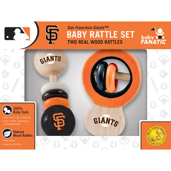 San Francisco Giants - Baby Rattles 2-Pack - 757 Sports Collectibles