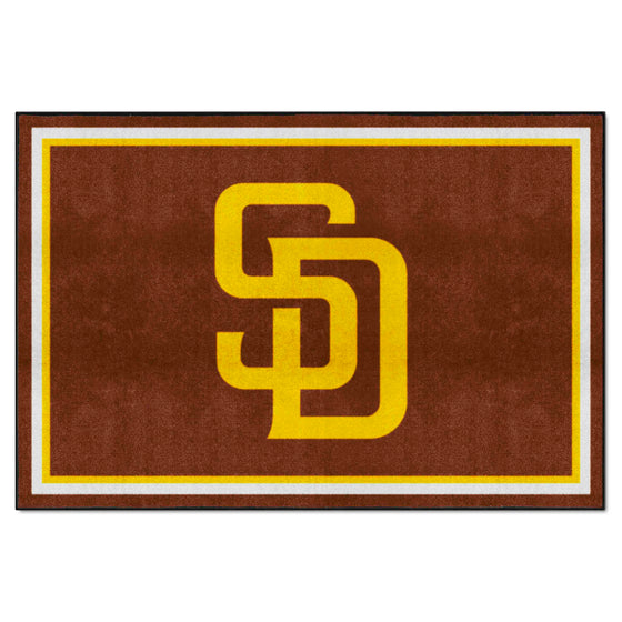 San Diego Padres 5ft. x 8 ft. Plush Area Rug