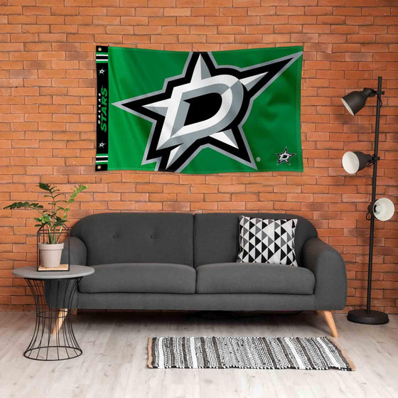 WinCraft Dallas Stars Printed Header 3x5 Premium Banner Flag