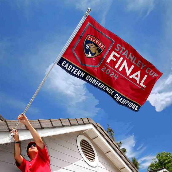 WinCraft Florida Panthers 2024 Stanley Cup Final Banner Flag