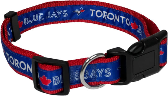 TORONTO BLUE JAYS SATIN PET COLLAR