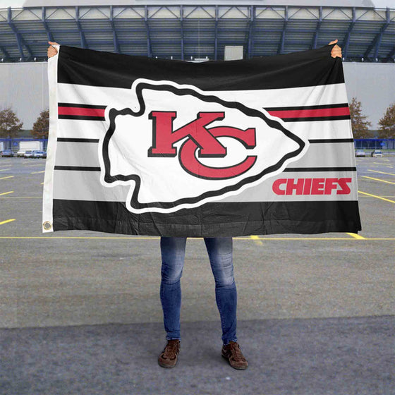 WinCraft Kansas City Chiefs Retro Stripes Large 3x5 Flag