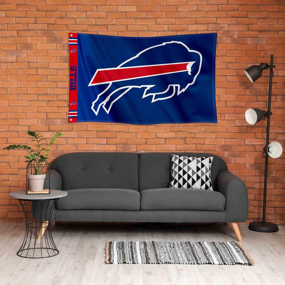 WinCraft Buffalo Bills Printed Header 3x5 Foot Banner Flag