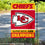 WinCraft Kansas City Chiefs Super Bowl Champions 2023 2022 LVII Double Sided Garden Banner Flag