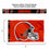 WinCraft Cleveland Browns Printed Header 3x5 Foot Banner Flag